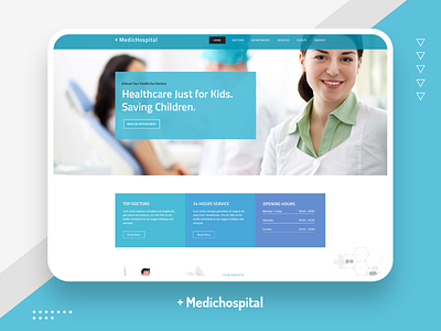 Medichospital branding design designing logo ui web design