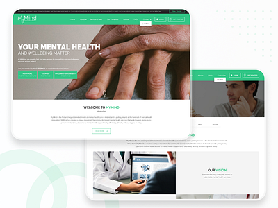 My Mind design designing doctor website graphic design ui uiux website design website ideas