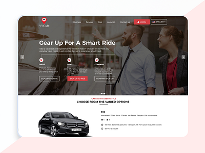 Vycab website cab booking website car website design design designing vycab website website design