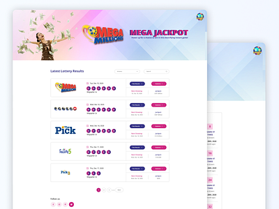 Lottery NGO best lottery website design designing lottery lottery ngo lottery website design ui uiux