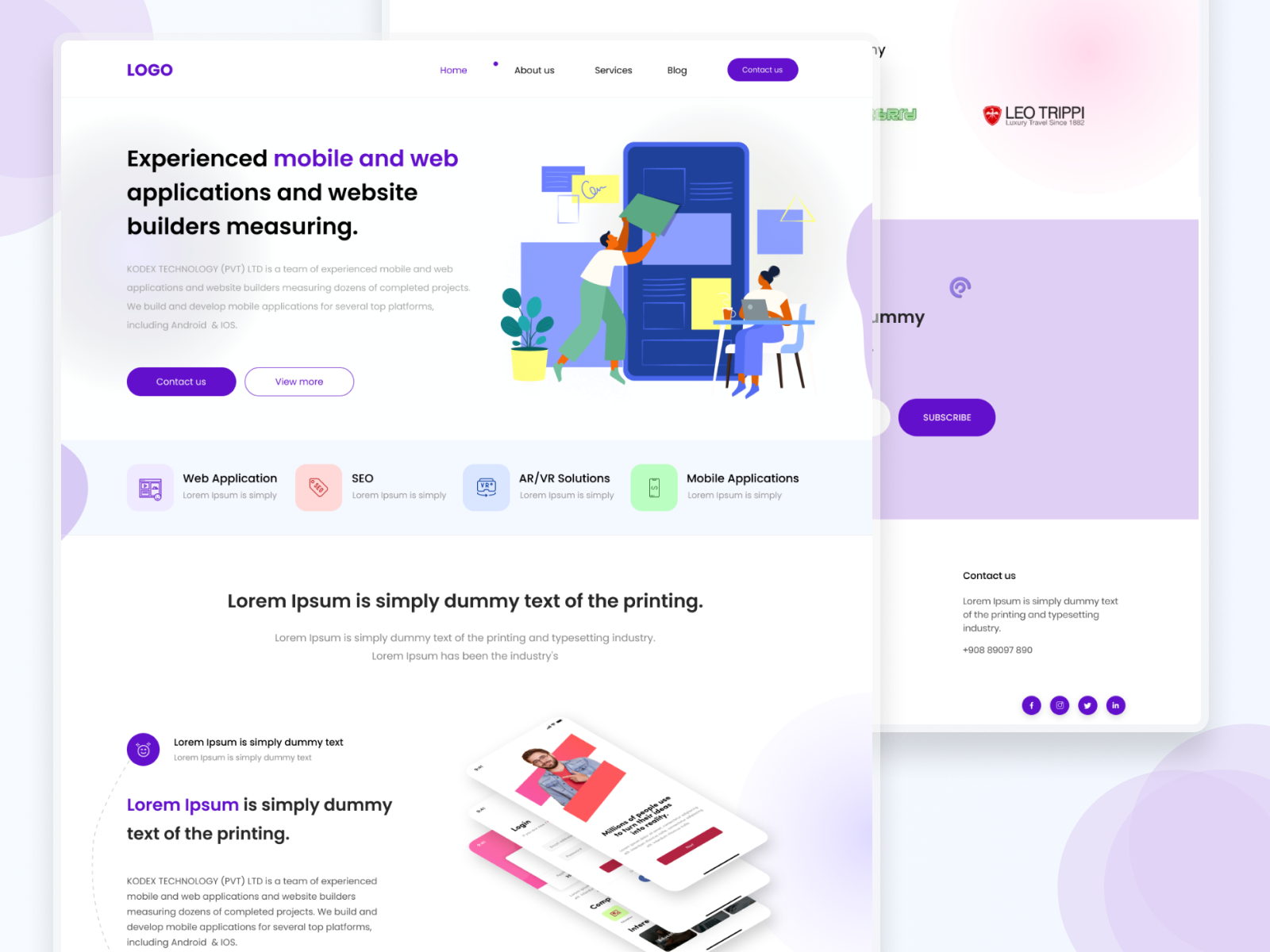 Website design by Neha Rani on Dribbble