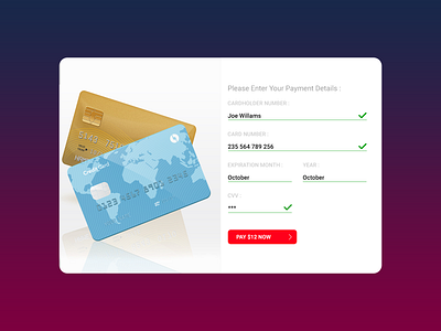 Payment Page Web Ui