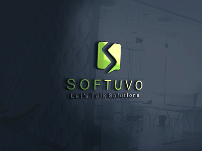 Our Own Logo - Softuvo Logo Ui branding design designing icon illustration logo ui uiux ux vector