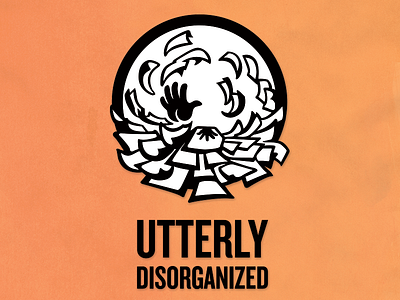 utterlyDisorganized chaos circle disorder hand hands papers
