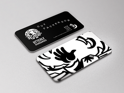 Utterly Disorganized business cards. businesscards card cards chaos design hand hands mockup papers print