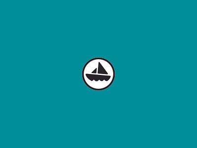 boaty 2 boat icon logo nautical ocean sailboat sailor sails sea ship water