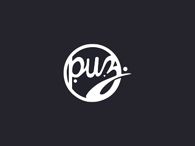 puz initial logo initials logo mark marks watermark words