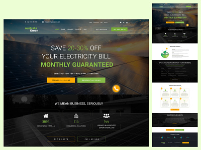 Solar Website Design