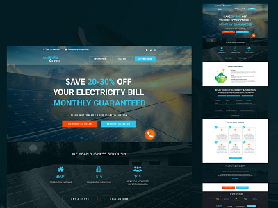 solar landing page new color version