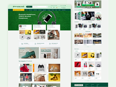 Ecommerce Store Theme branding clean design ecommerce graphic design mall ui ux webdesign website wordpress theme