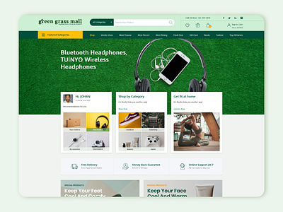 Ecommerce Website Design branding clean design ecommerce ui ux website wordpress theme