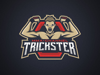 Trickster mascot logo designer esports esports logo esportslogo fail fighter illustration logotype mascot mascotlogo mma vector