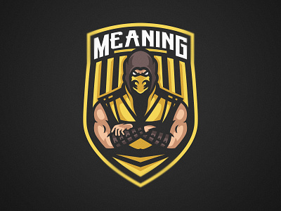 Mascot logo scorpion for "MeaningOfLife" design esports esports logo esportslogo illustration logotype mascot mascot logo mascotlogo scorpion vector