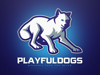 Playfuldogs Esports Logo For Sale design dog logo esports esports logo esportslogo illustration logotype mascot dog mascotlogo vector