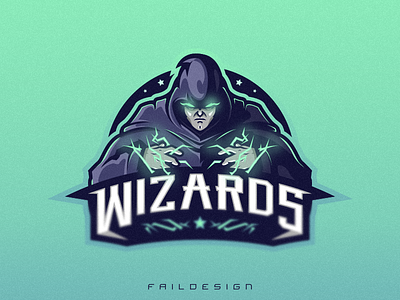 Wizards Mascot Logo branding design esports esports logo esportslogo illustration logo logotype mascot mascot logo mascotlogo vector