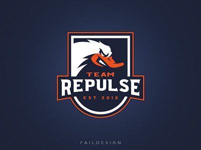 Repulse Warface Logo Concept design duck duckmascotlogo esports esportslogo illustration logo logotype mascot mascot logo mascotlogo vector