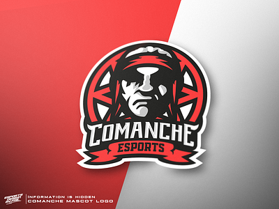 Comanche Mascot Logo Ver.2 branding comanche esports comanche esports design esports esports logo esportslogo illustration logotype mascot character mascot design mascot logo mascotlogo