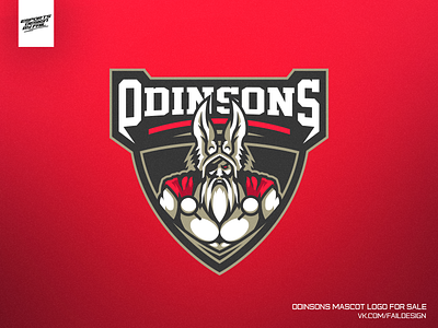 Odinsons Mascot Logo For Sale 10$ branding design esports esports logo esportslogo illustration logotype mascot mascot logo mascotlogo vector