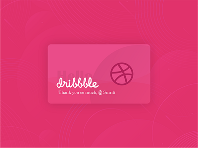 Hello Dribble first shot hello dribble home invitaion thanksgiving uidesign uxdesign