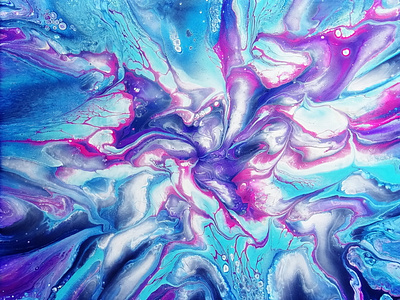 (288) A RUN FOR MY MONEY / Fluid art / Acrylic pouring / Wrecked