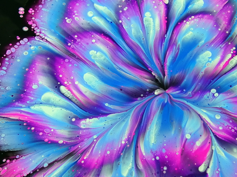 Amazing CUP BOTTOM acrylic pour painting Step by step Paint by