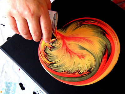 Tree of fire ~ SPLIT CUP acrylic pour painting ~ Spin art ~ Stra acrylic acrylic paint art design flower fluid art paintings pouring stayhome tutorial