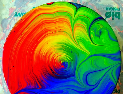 Wrecked rainbow ~ RAINBOW WEEK ~ Split cup pour ~ Acrylic pour p acrylic acrylic paint art design fluid art illustration paintings pouring rainbow stayhome tutorial