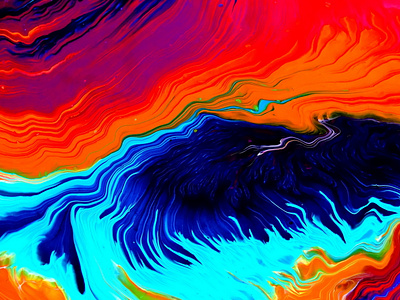 Split cup pour on rectangular canvas ~ Acrylic pouring technique abstract acrylic acrylic paint art design fluid art illustration paintings pouring stayhome tutorial