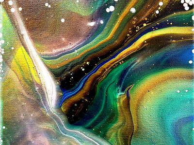 Penguin's dream ~ Acrylic pour painting ~ Fluid art ~ #StayCreat