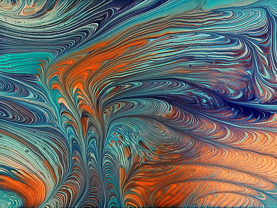 Walking Dustpan ~ LIVE ~ Acrylic Pouring ~ Fluid Art ~ Fiona Art