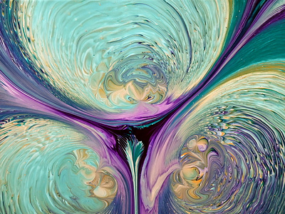 Acrylic pouring over the PIZZA SAVER ~ Acrylic pour painting