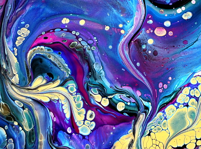 Floating cells ~ Open split cup pour ~ Birthday acrylic pour pai abstract acrylic acrylic paint art birthday design fluid art paintings pouring stayhome tutorial