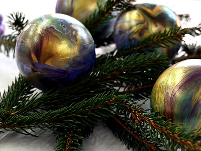 DIY CHRISTMAS BAUBLES ~ Easy and beautiful ~ Christmas ornaments