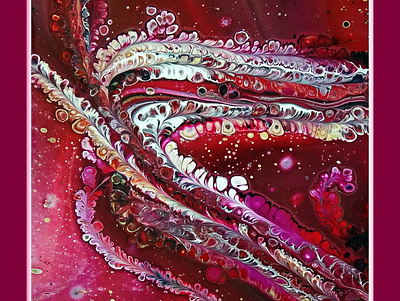 (279) String pull & flip cup / Fluid art / Acrylic pouring techn acrylic acrylic paint art auction design fluid art live paintings pouring tutorial valentinesday