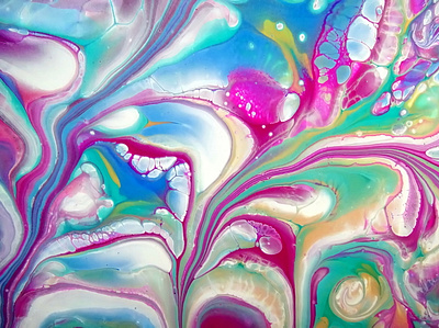 (285) Magic candy garden 🌹🍬🌷/ Wrecked bloom / Fluid art / Acr acrylic acrylic paint art design fluid art garden magic paintings pouring tutorial