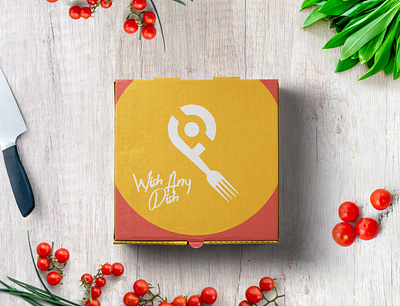 Logo for wish any dish a local food delivery service. app eat flat logo food food illustration illustrator logo