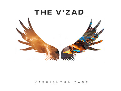 THE V'ZAD colorful colors cover artwork coverart design flat lightning logo music youtube