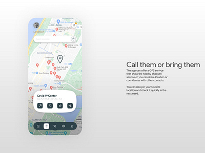 Map Emergency Quick access app android anroid call dial emergency ihpone iphone ma map maps ui ux uxui