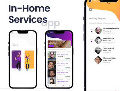 Tela - In-Home Serivces app android app chat cleaning delivery demand handwork home in demand in home messenger mobile services washing work worker