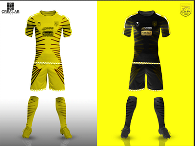 Final result of football kit design football design kit