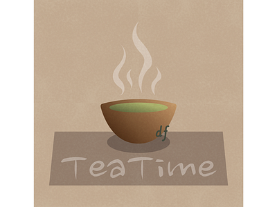 Tea Time adobe design illustration illustrator logo tea