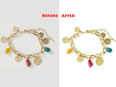High end jewelry retouching amazon marketing background remove branding color correction color matching ghost mannquen hair masking image editing logo shadow