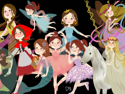 princess childrenbook childrenbookillustration