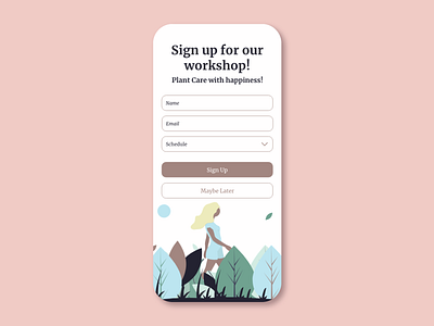 DailyUI 001 Sign Up