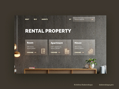 Rental Property Сompany Website