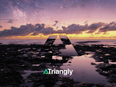 Triangly app design designers logo portfolio web