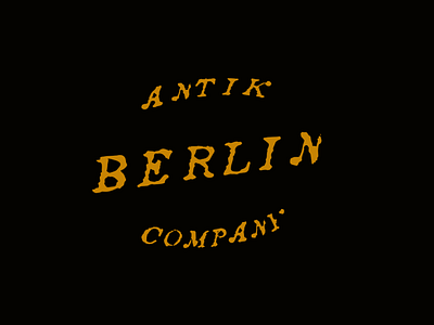 Antik Company Berlin Logo Proposal