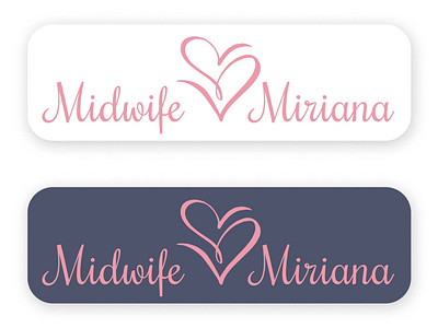 Logo concept for a midwife