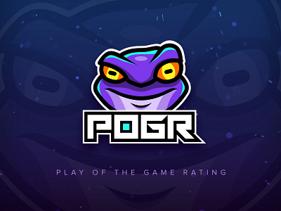 POGR logotype concept frog