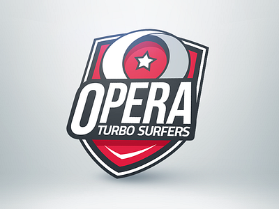 Turbo Surfers branding identity logo mini opera sports surfers symbol team turbo